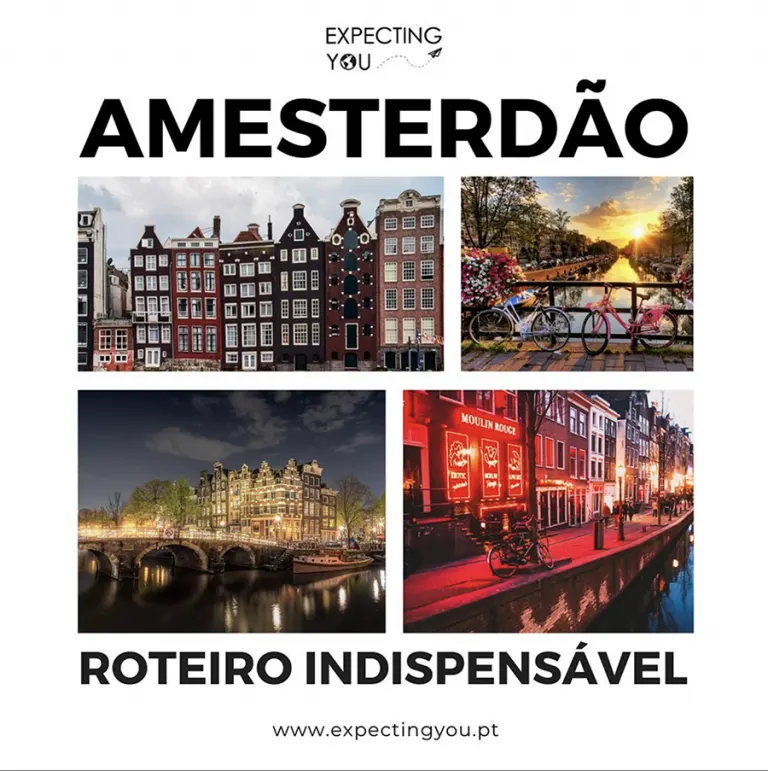 Capa do guia Amesterdão, roteiro indispensável
